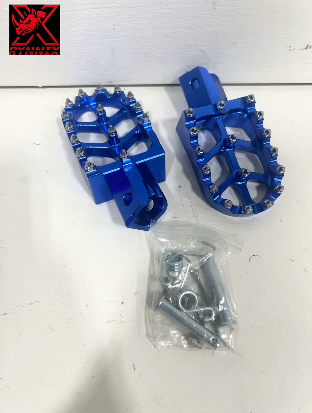 2014 2015 2016 2017 Yamaha YZ450F Blue Rider Foot Pegs (12- 002624 )