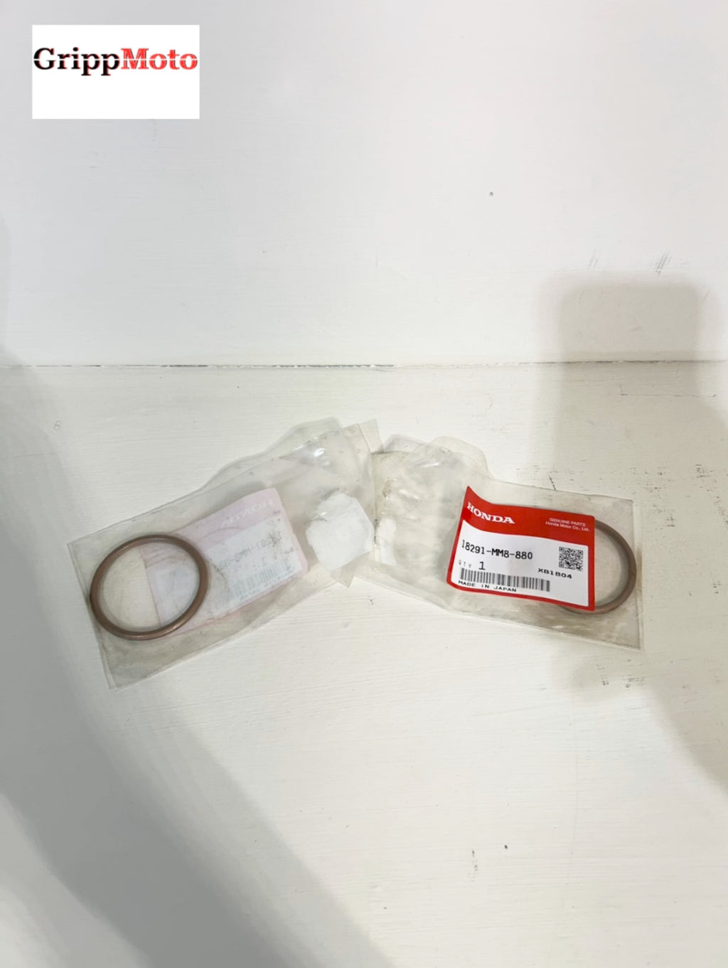 1974 1975 1976 1977 1978 HONDA XL350 OEM EXHAUST PIPE GASKET | 18291-MM8-880 (2pc) (8- 002602 )