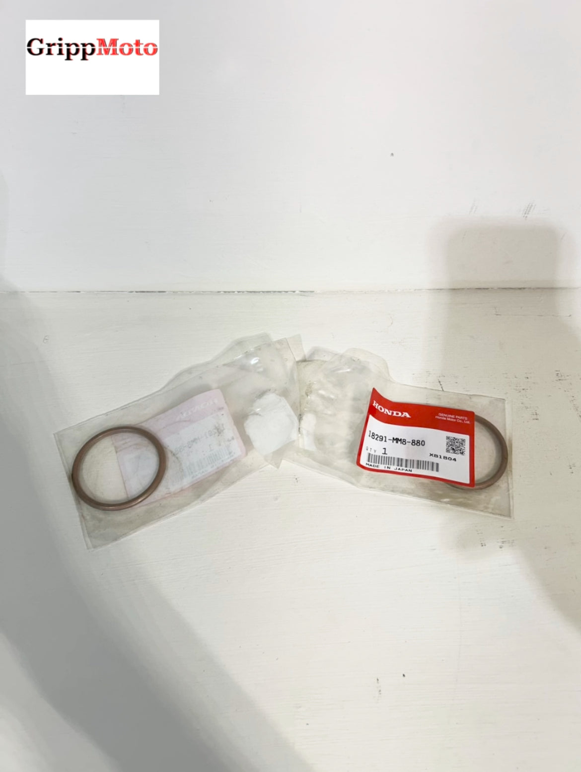 1974 1975 1976 1977 1978 HONDA XL350 OEM EXHAUST PIPE GASKET | 18291-MM8-880 (2pc) (8- 002602 )