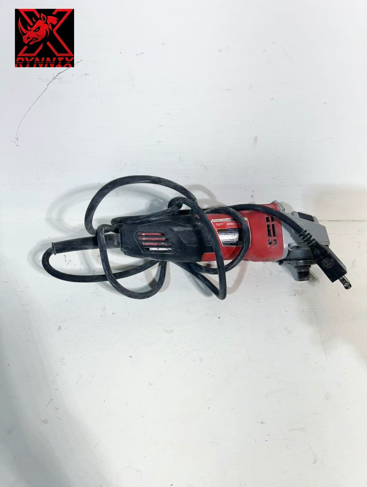 (Defective) Milwaukee 7 Amp Corded 4-1/2 in. Small Angle Grinder with Sliding Lock-On Switch (01- 002241 ) TZ