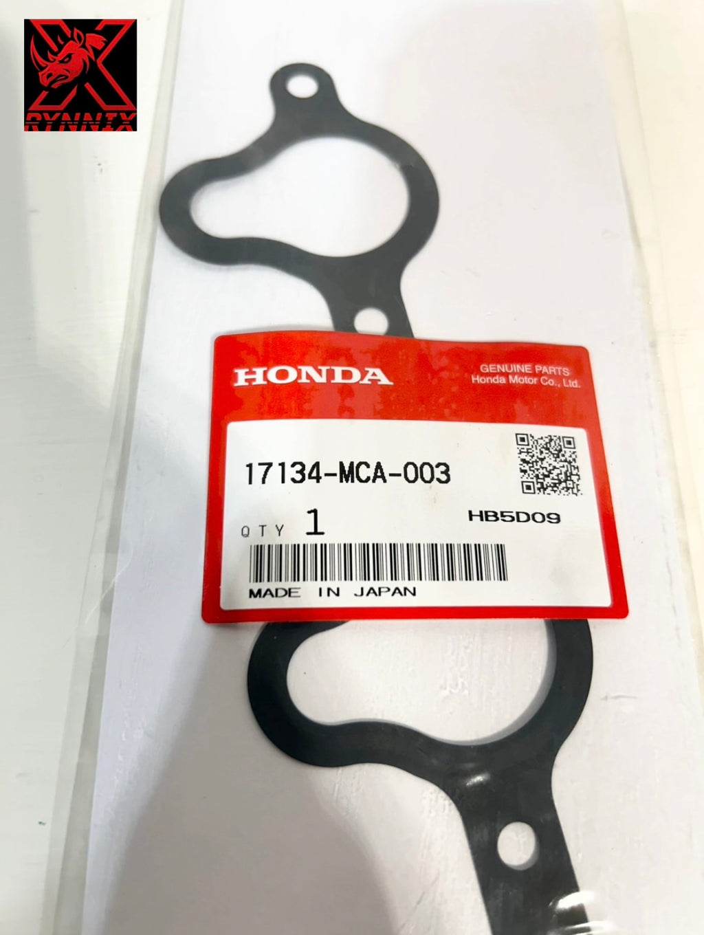 2004 - 2005 HONDA GL1800 Gold Wing OEM INTAKE MANIFOLD GASKET | 17134-MCA-003 (8- 002587 )