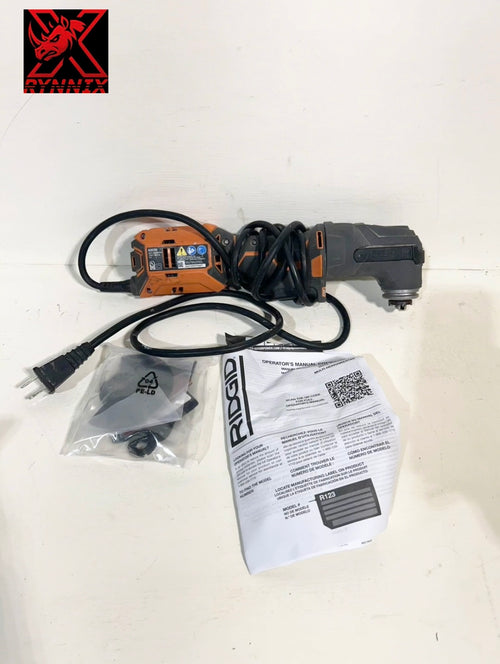 (Defective) Ridgid 4 Amp Corded Oscillating Multi-Tool (01- 002253 ) TZ