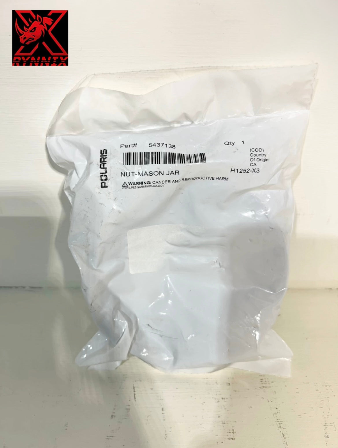 Polaris Mason Jar Nut, Part 5437138 (8- 002593 ) PZ