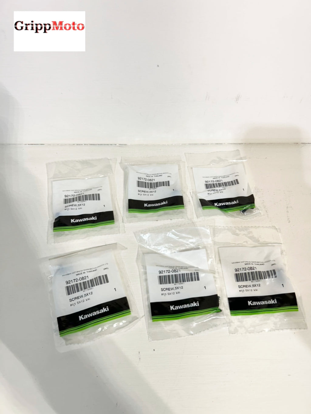 KAWASAKI OEM SCREW | 92172-0821 (6pc) (8- 002601 )