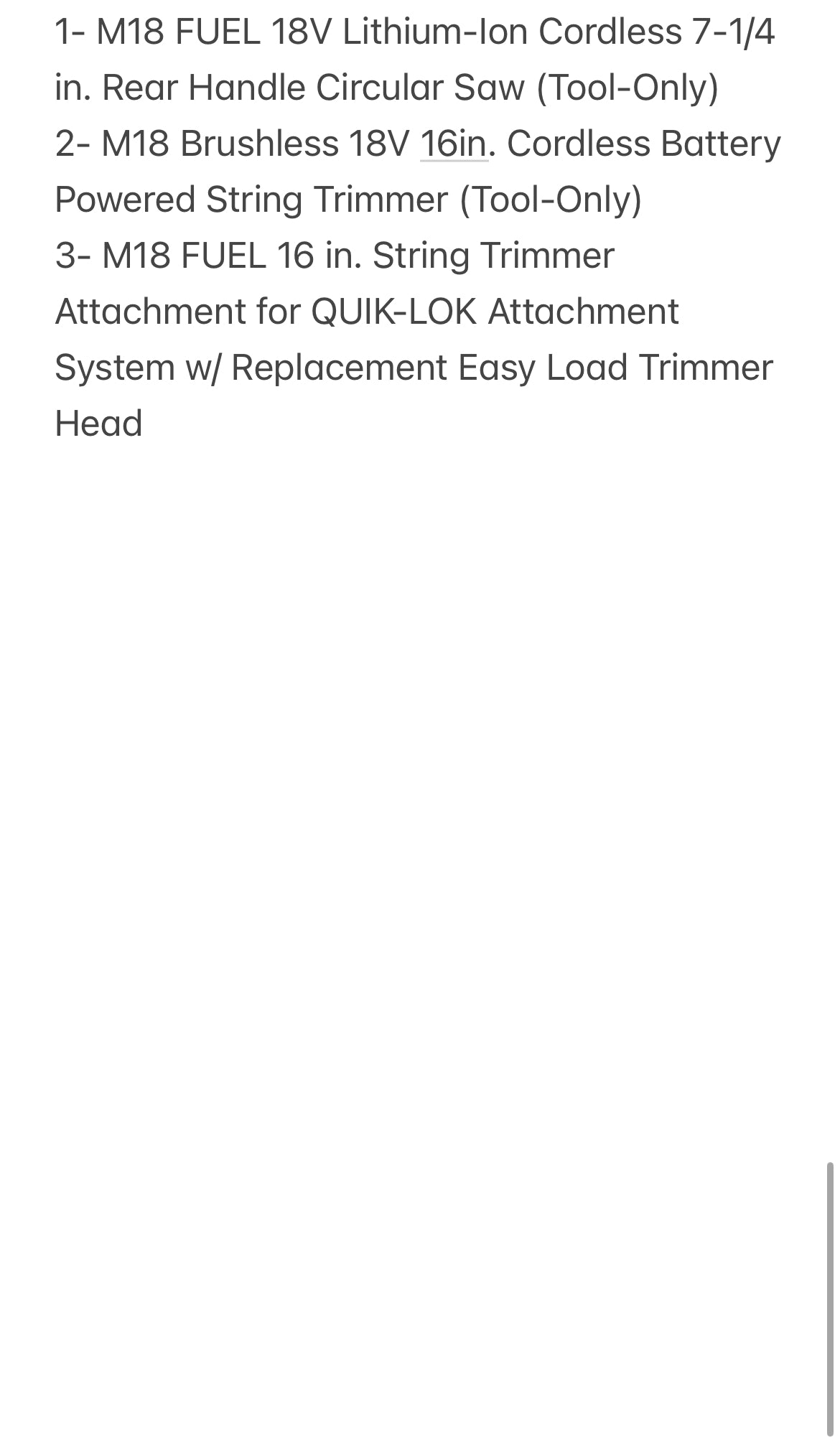 (AS-IS) Milwaukee Tool Pallet (Home Depot Untested Returns) ( TZ )