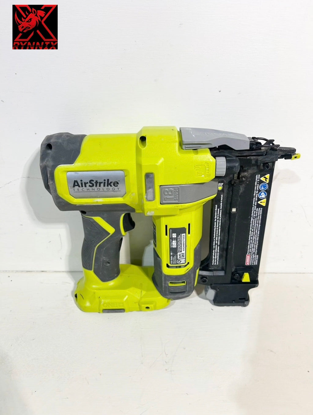 (Defective) Ryobi ONE+ 18V 18-Gauge Cordless AirStrike Brad Nailer (Tool Only) (02- 002561 ) TZ