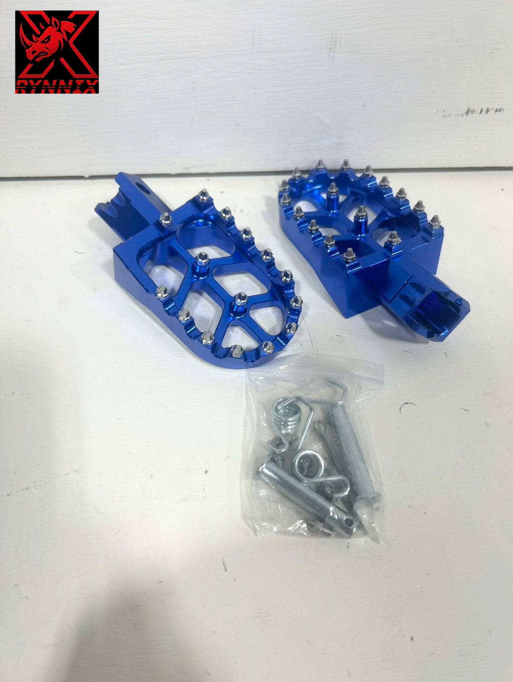 2014 2015 2016 2017 Yamaha YZ450F Blue Rider Foot Pegs (12- 002624 )