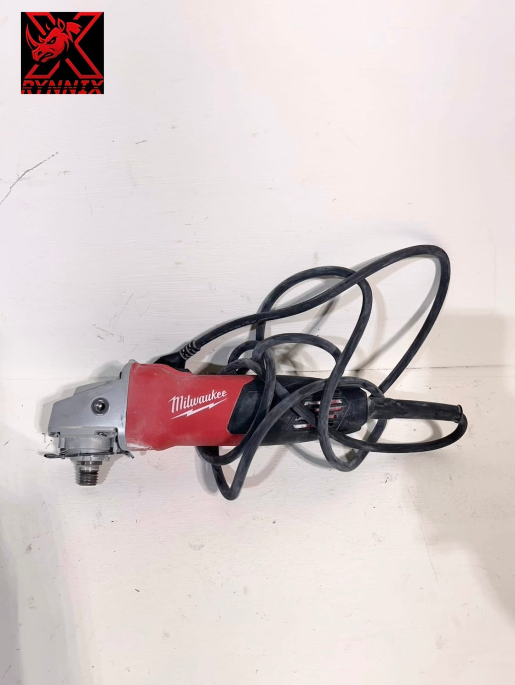 (Defective) Milwaukee 7 Amp Corded 4-1/2 in. Small Angle Grinder with Sliding Lock-On Switch (01- 002241 ) TZ
