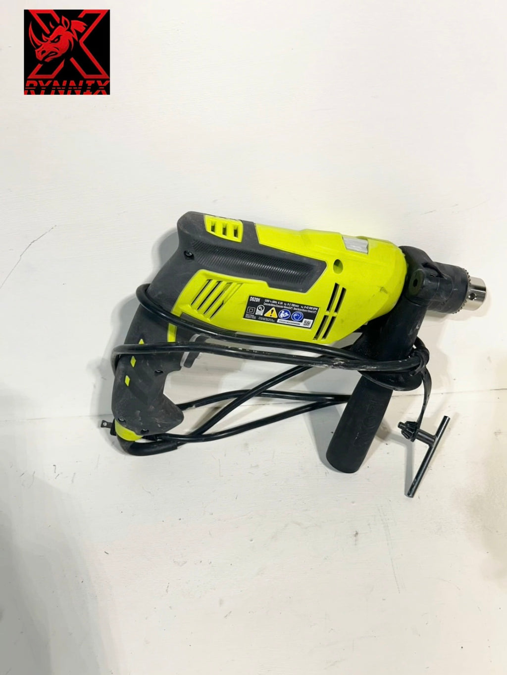 (Defective) Ryobi 6.2 Amp Corded Variable Speed Hammer Drill (02- 002251 ) TZ