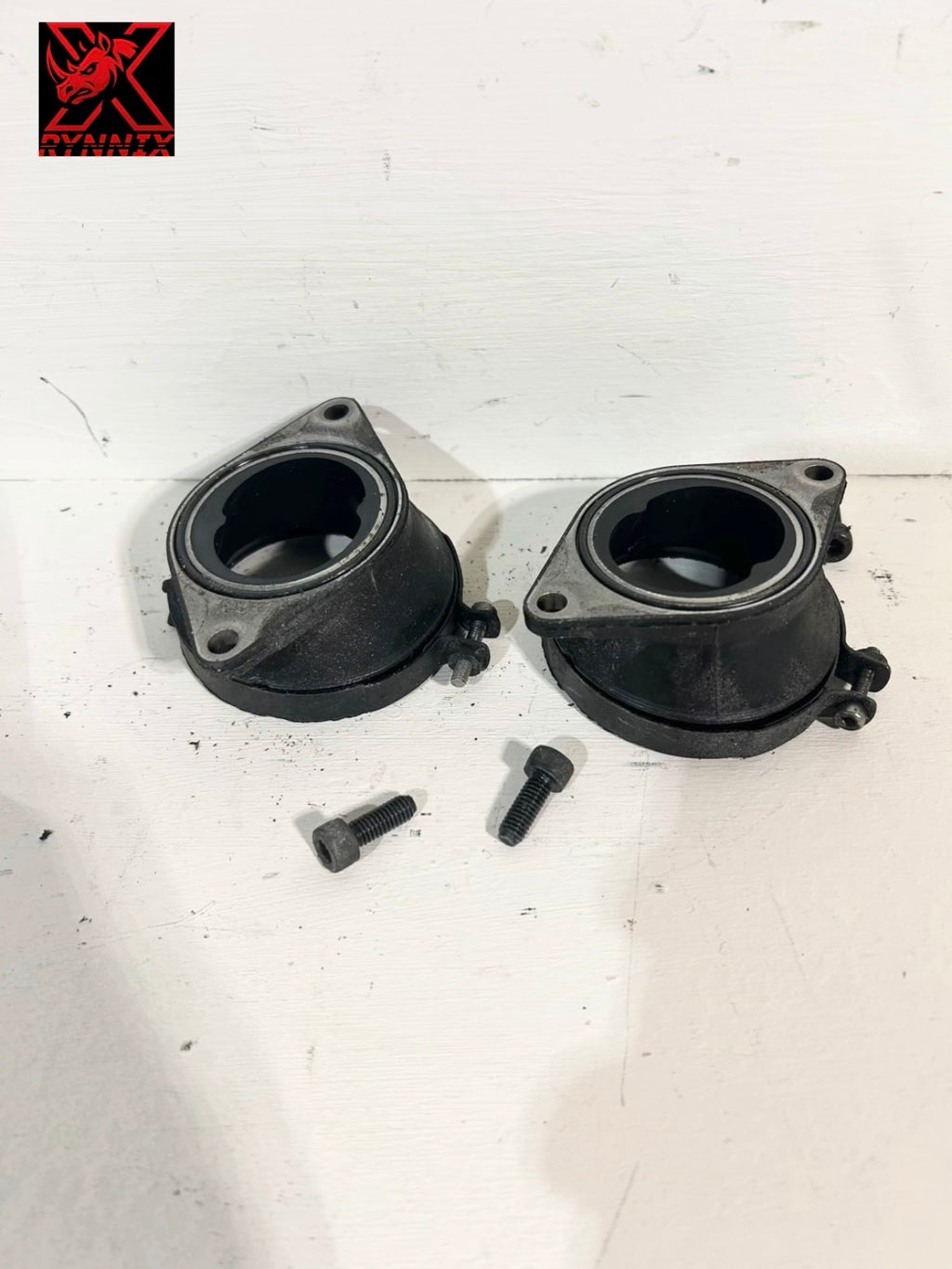 2012 2013 2014 2015 2016 Kawasaki Ninja EX 650 Head to Throttle Body Intake Boots Gaskets OEM (5- 001988 )